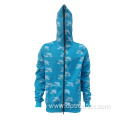 Custom Full Zip Up Printing Hip Hop Hoodies